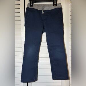 Old Navy 4T Navy Blue Pants with Gray Waistband